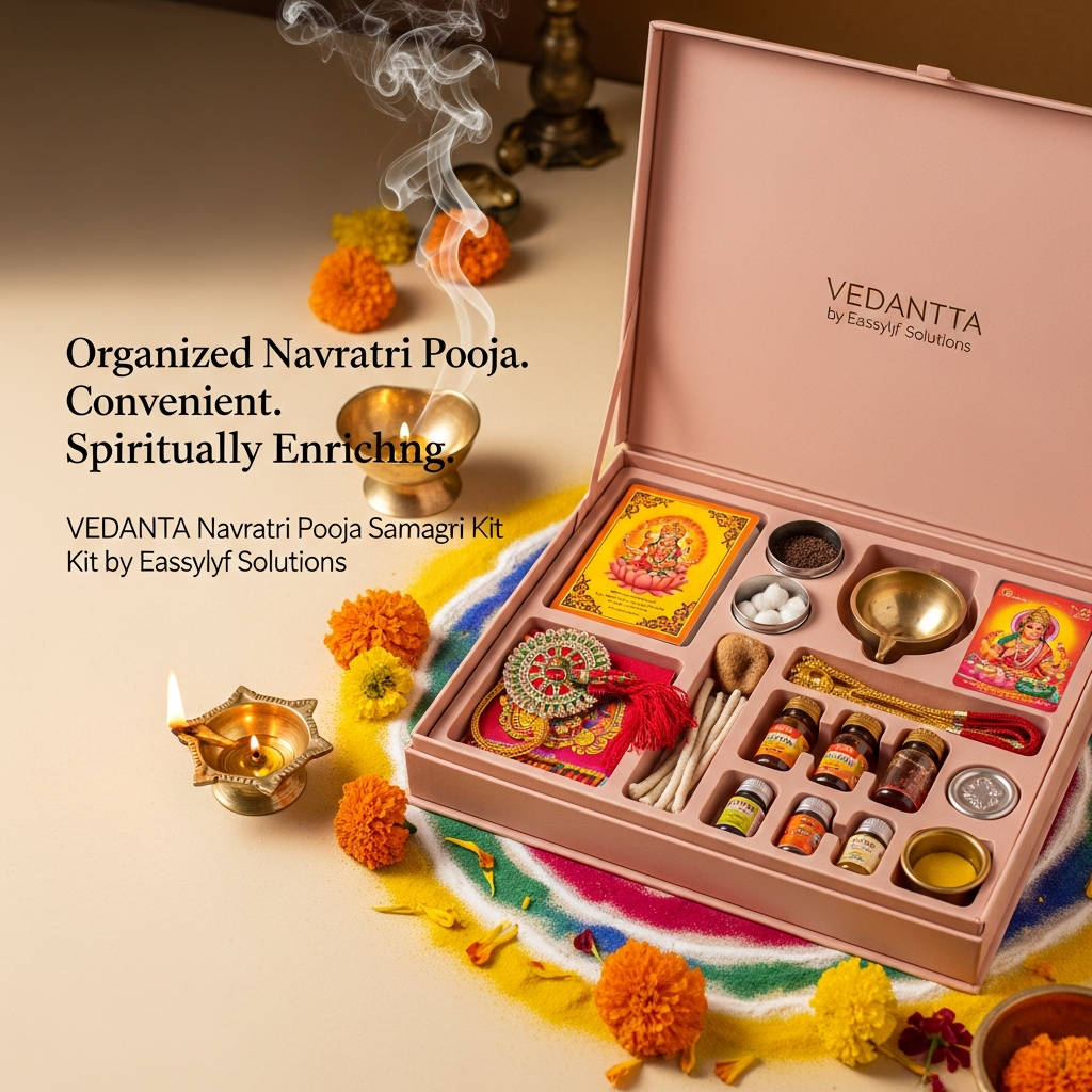 VEDANTYA Navratri Pooja Samagri Kit